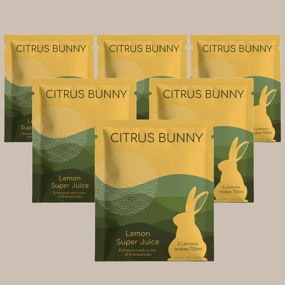 Lemon Super Juice Mix — 6 Pouch Bundle